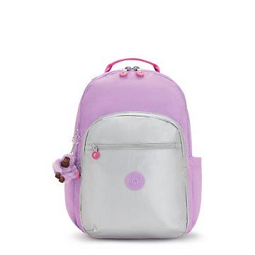 Kipling Seoul Large 15" Backpack Laptoptassen Paars | België 1567JP